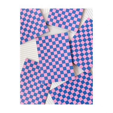 redfries checkered bubblegum – 2 Stück Notizhefte DIN A5