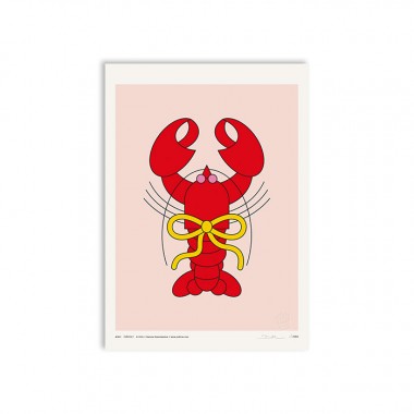 redfries lobster – Kunstdruck DIN A3