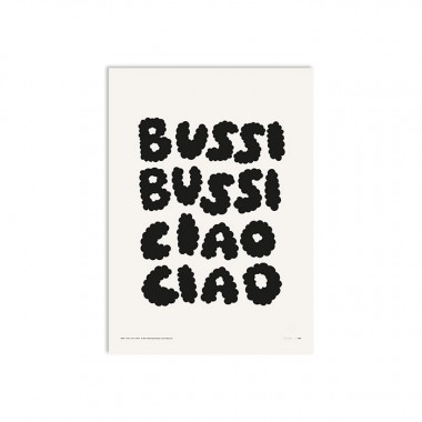 redfries bussi ciao white – Kunstdruck DIN B2