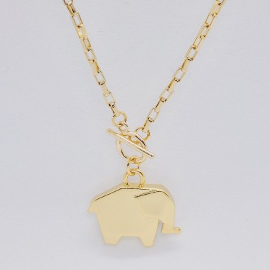 Valerie Chic - Origami 3D Elefant Vintage Kette