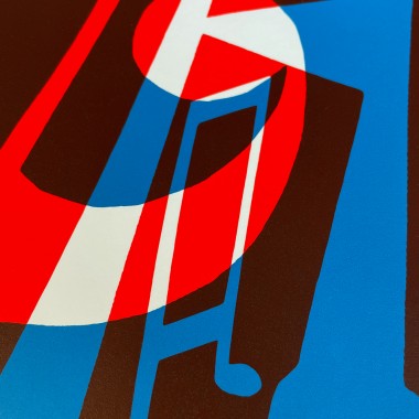 Print now - Riot later ● Out of tune I Siebdruck
