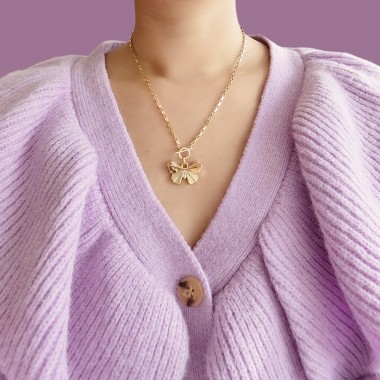Valerie Chic - Origami 3D Schmetterling Vintage Kette 