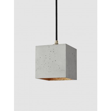 GANTlights - Beton Hängelampe [B1] Lampe Gold minimalistisch