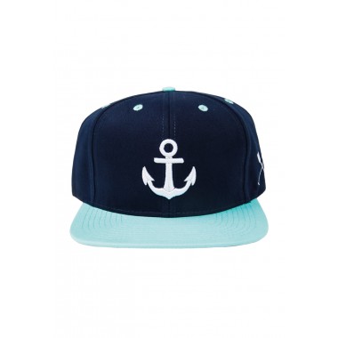 HOME IS WHERE YOUR HEART IS. - WONDERLAND SNAPBACK
(NAVY BLUE/MINT)