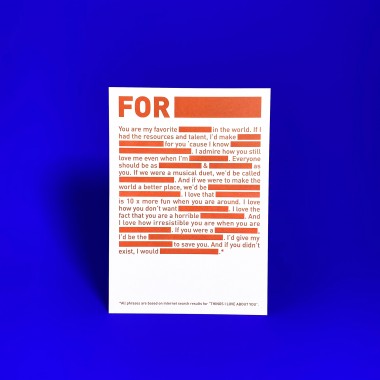LOVE NOTE / Karte / 4er-Set
