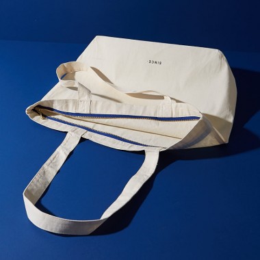 Since. Shopper mit goldenem Reißverschluss (navy)