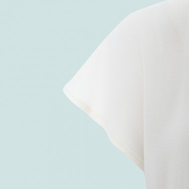 BLUSE “OFF BEAT” AUS TENCEL IN OFFWHITE