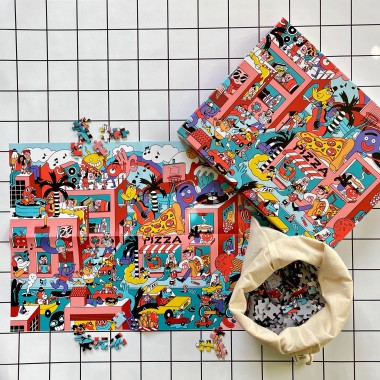 Das Puzzle Kollektiv - Puzzle "Heat Waves" 500 Teile