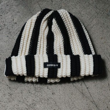 Two-Tone Beanie - bold & cozy - von crroco studio