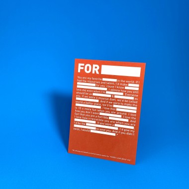 LOVE NOTE / Karte / 4er-Set