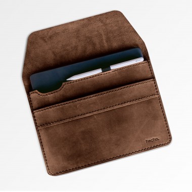 hecho. Hülle mit Stifthalter für iPad Pro 12.9 (2018-2022) Handmade | Pull-Up Leder "Fernando"