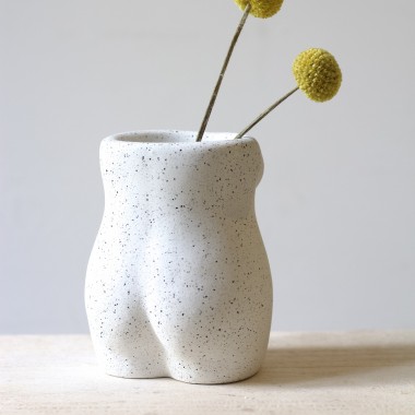 Frauenkörper Vase ''gesprenkelt'' von namou
