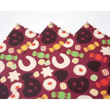 3er Set Geschenkpapier Weihnachtsplätzchen // Papaya paper products