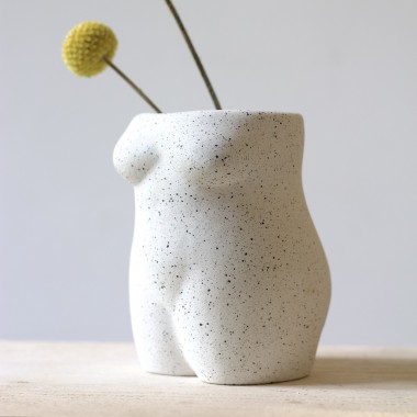 Frauenkörper Vase ''gesprenkelt'' von namou