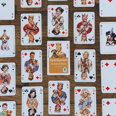 Spielkarten Hunde-Edition von Karten Garten