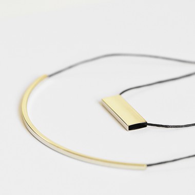 nahili KETTE square tubes - 14Karat Gelbgold oder Weißgold