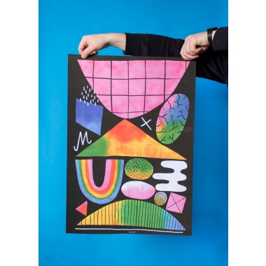 Martin Krusche - Poster »Abstrakt Nr.1« 50x70cm