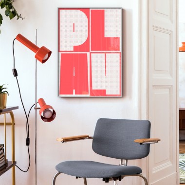 NEW PRINTS ON THE BLOCK / Plakat »Play«