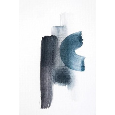 nahili ARTPRINT/POSTER "Aquarelle Meets Pencil - Strokes" (DIN A1/A3 & 50x70cm) abstrakter Druck Illustration Zeichnung