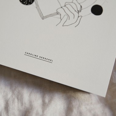 Caroline Herschel – Art Print – Inspiring women in history Edition