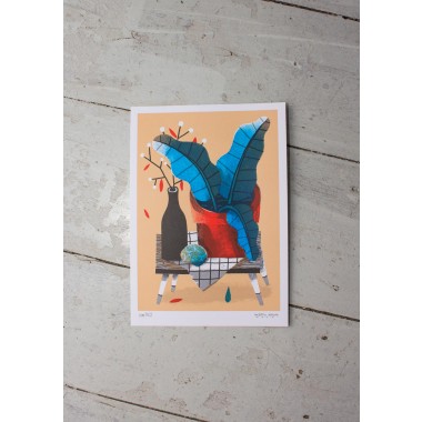 Artprint Stencil »Kommode« DIN A4