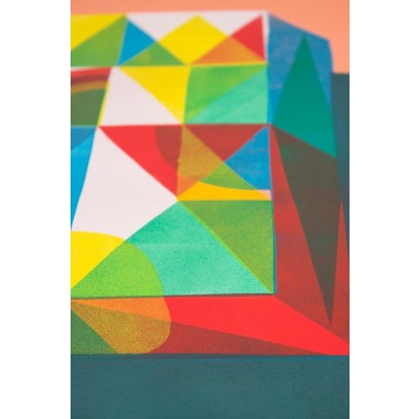 Stencilprint »Quader 2« 50x70cm