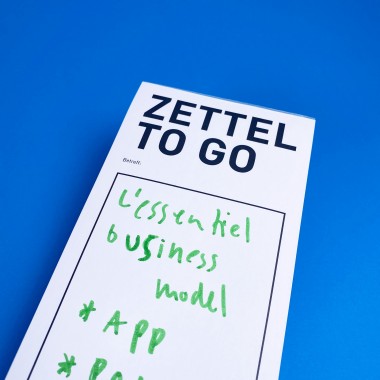 ZETTEL TO GO / Notiz Block / 2er-Set