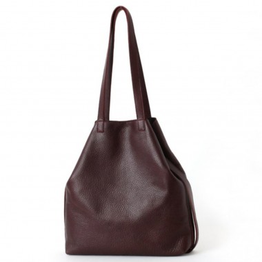 alexbender Multifunktionale Tasche echt Leder Bordeaux