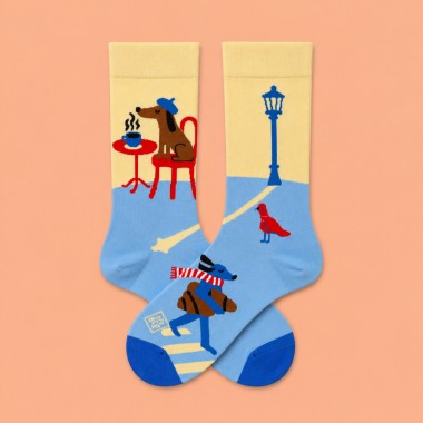 Café Dog Socken von Offbeat