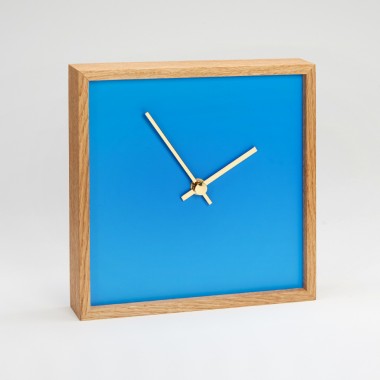 the square - blau | Constantin Lindner | Wanduhr Standuhr Uhr