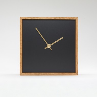 the square - schwarz | Constantin Lindner | Wanduhr Standuhr Uhr