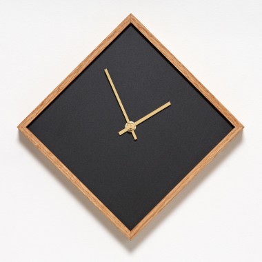 the square - schwarz | Constantin Lindner | Wanduhr Standuhr Uhr
