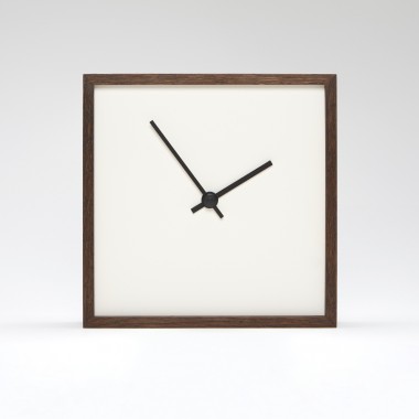the square - weiß | Constantin Lindner | Wanduhr Standuhr Uhr
