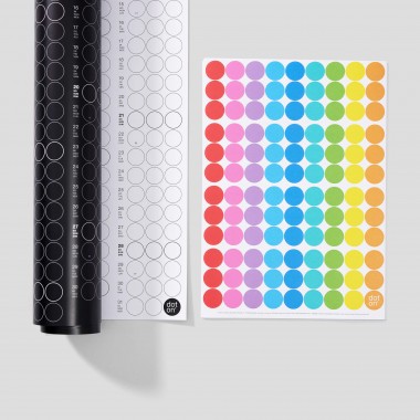 dot on half rainbow · Halbjahresplaner 2027 mit Klebepunkten · 50x69 cm
