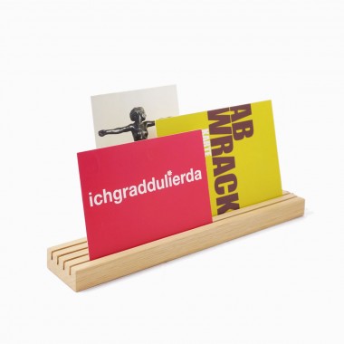 EINFACHDESIGN, Kartenhalter, Kartenbank Eiche L=30 cm