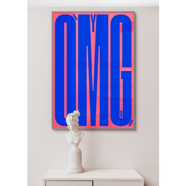 NEW PRINTS ON THE BLOCK / Plakat »OMG«