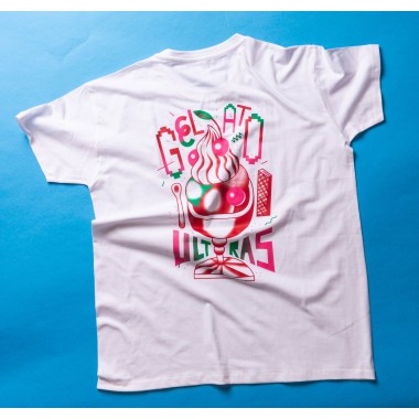 Martin Krusche - T-Shirt White »Gelato Ultras«