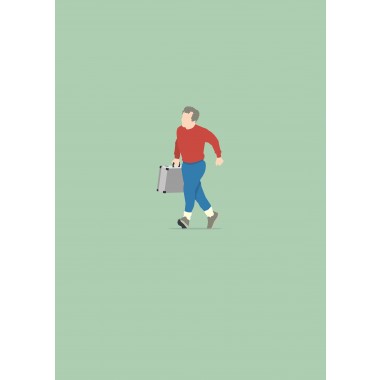 "Der beste Mann" A3 Fußballposter von HANDS OF GOD