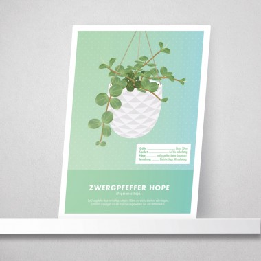 Hey Urban Monkey - A4 Poster - „Zwergpfeffer hope“