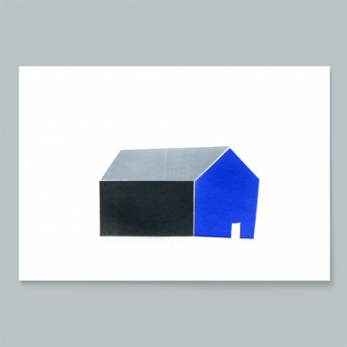Linoldruck »Tiny houses« (10x15cm) / fidu—fine paper goods