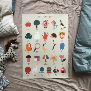stefanizen – Das Alphabet, ABC Poster, 50 x 70 cm
