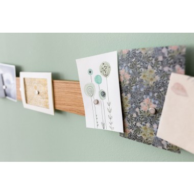 klotzaufklotz Magnetische Bilderleiste Eiche