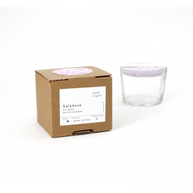 Salzdose / Rosa-Blau / 220ml / objet vague
