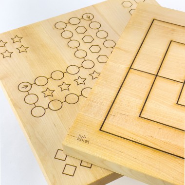 Mensch, friss' mich nicht | Ludo Spiel- und Schneidebrett | julispiel