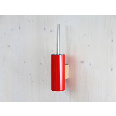 werkvoll by Lena Peter - Wandhalter FIRE für WC-Bürsten inkl. WC-Bürste mit Edelstahlgriff