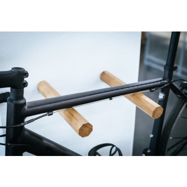 HENRY | Fahrrad Wandhalterung aus Holz | Fahrradwandhalter