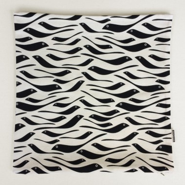 Print now - Riot later ● Kissen Schwalbe, Stoffsiebdruck