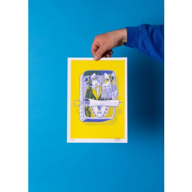 Martin Krusche - Risographie »Konserve«, 21x29,7cm