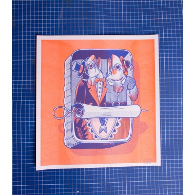 Martin Krusche - Risographie »Konserve« 29,7x32cm