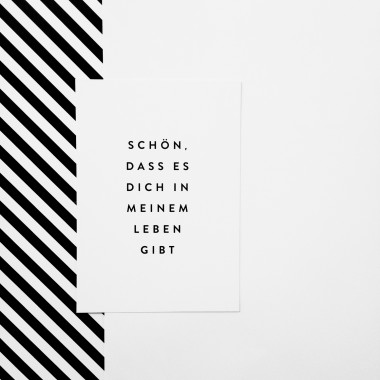 Love is the new black – Postkarten-Set "Cuddle"